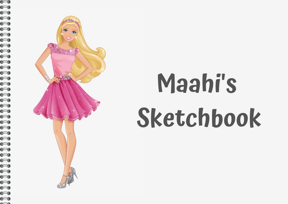 Barbie sketch sale book