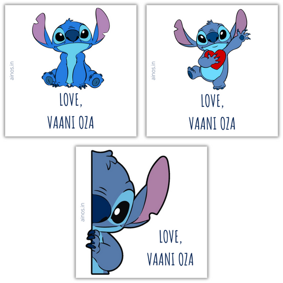 Stitch Gift Stickers
