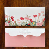 Personalized Floral Money envelope