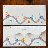 Cars personalized money envelope