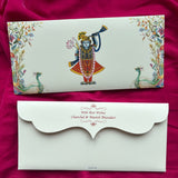 Shrinathji Lord Krishna Personalized Money Envelope