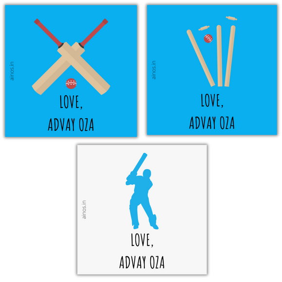Cricket Gift Stickers