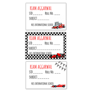 Formula One Book Labels – AINOS